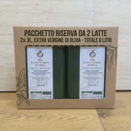Doppia latta da 3 Litri  di Olio EVO